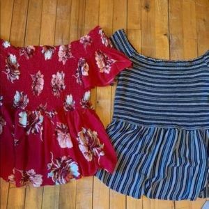 Maurices off the shoulder tops